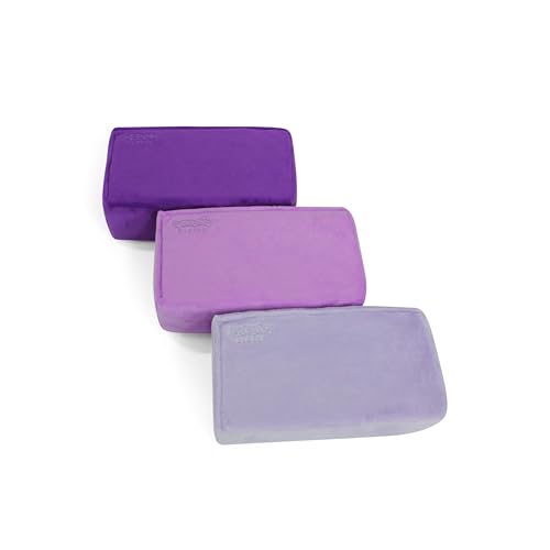 Image of The Original Premium Plush Building Block for Kids - Certified Safe Foam Blocks in Luxuriously Soft Fabric Covers (Grape, Blocks)