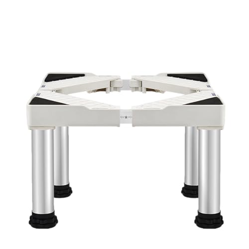 YiHYSj Adjustable Refrigerator Stand Heightened 8/10/15 ' Washing Machine Base Dryer Pedestal Length 20'-29' Dishwasher Pedestal Appliance Stand Prevent Scratch...