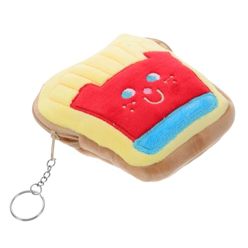 Cute Cartoon Change Pouch Purse for Women Portable Plush Wallet for Cash Cards for Shopping Travel Daily Use Stylish Accessory for Everyday Convenience - Main Image