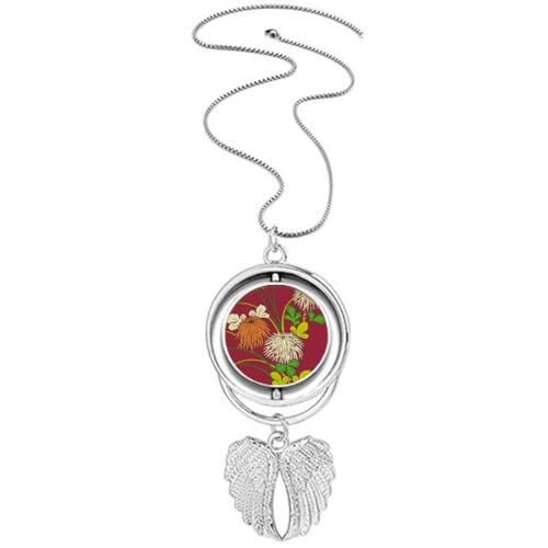 Collier ailes d'ange peinture japonaise le cadeau idéal et poétique