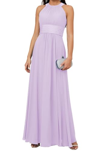 YRGERATON Women's Scoop Neck Mother of The Bride Groom Dresses A-Line Chiffon Evening Grandmother Gowns