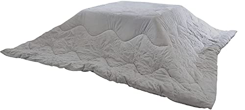 こたつ布団 正方形 185 185 薄がけ あったか マイクロファイバー ふわふわ 無地 コタツ布団 (185x185, フィオーレグレー)