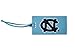 Collegiate Pulse North Carolina Tarheels NCAA PVC Luggage TAG