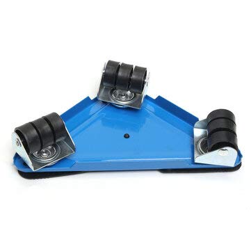 Sistema de movimiento de muebles azul: juego de herramientas con ruedas para el hogar