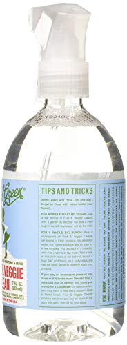 Rebel Green Fruit & Veggie Clean - Plant-Based Produce Cleaner - Natural Fruit and Vegetable Wash with No Aftertaste - Dirt & Grime Removal - Made with Organic Extracts of Citrus - 16 FL OZ - Thumbnail 2