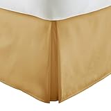ienjoy Home Home Collection Pleated Bed Skirt, Queen, Gold