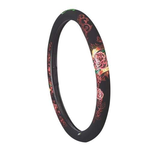 Ed Hardy Dedicated Rose Steering Wheel Cover