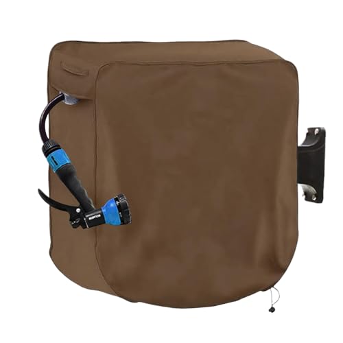 Cubierta De Carrete De Manguera Exterior - Impermeable y Resistente a Daños - Cubierta Para Carrete De Manguera Retráctil - Para Jardín, Patio, Granja, Sendero, Entrada, Césped, Balcón