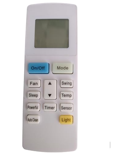 Image of Sanavya AC Remote Control - Compatible Replacement for Split & Window Air Conditioners - Replicates Genuine Remote Functions (O General Ac Remote 222)