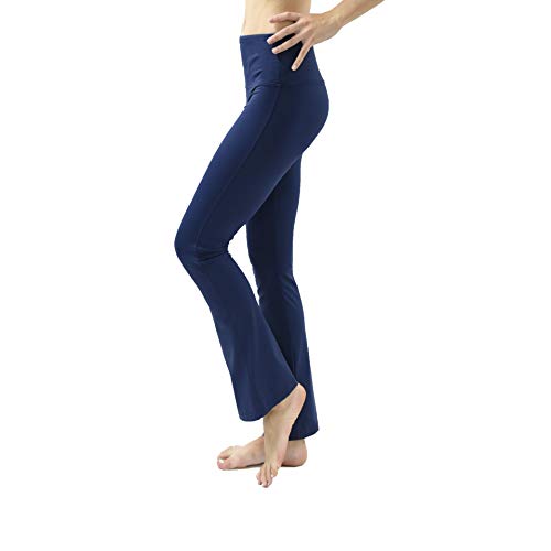 Image of Private Island Women UPF 50+ Bootcut Long Leggings Pants Pocket Swim Beach Swimsuit Rash Guard Bathing Bottom