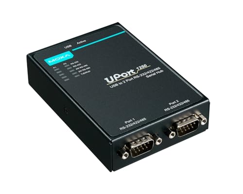 Image of MOXA UPort 1250 - 2 Port USB-to-Serial Hub, RS-232 /422 /485