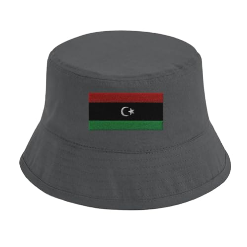Bob drapeau Libye chapeau soleil homme et femme accessoire culturel