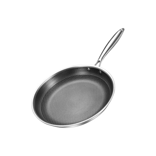 KISIQI Multifunctional stove,heat-resistant handle,full-screen honeycomb non-stick frying pan,low-smoke and easy-to-clean-bottomed pot,11.81inch