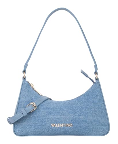Questo VALENTINO borsa alla moda illuminerà la tua vita quotidiana. La forma moderna è qui combinata con un design affascinante in look denim. Quindi il borsa a tracolla è un'aggiunta meravigliosa ai tuoi outfit e ti dà un tocco casual! Dimensioni: 27 x 13 x 5 cm