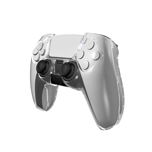 PS5 DUALSENSE �N���X�^���J�o�[ Flashfire P801 �����P�[�X, �L�Y�h�~, ���t���ȒP, �y�ʐ݌v, �l�ԍH�w�Ɋ�Â����O���b�v, �[�d�X�^���h�Ή�