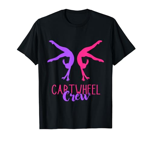 Cartwheel Crew Gimnasia Deporte Gimnasia Ejercicio Camiseta