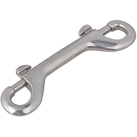 304 Stainless Steel Double Ended Bolt Snap 115mm/4.53inch Trigger Clips Snap Hook Cover