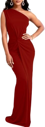 Image of SxClub Formal Dress for Women Cocktail Sexy Bodycon Sleeveless Evening Party Floor Length Long Prom Dresses