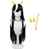 カルストンライトオ 風 祭りコスプレウィッグ 耐熱ウィッグ 変装用ウィッグ cosplay wig かつら 専用ネットと櫛付 ブラウン (ウィッグ+耳)