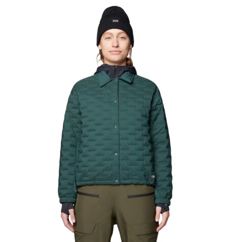 Veste Mountain Hardwear StretchDown Light Snap Femme pour le trekking et le quotidien en montagne