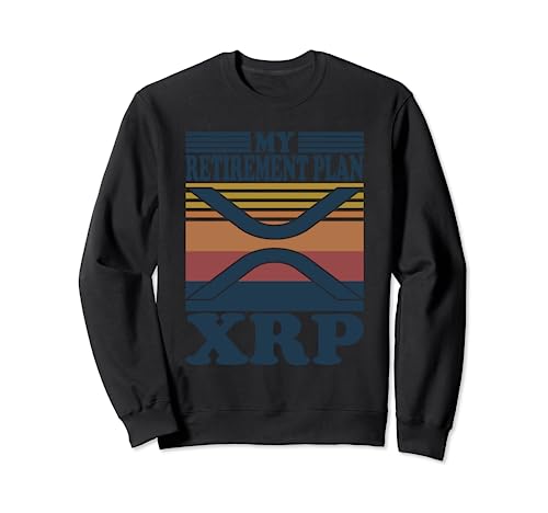 XRP Ripple Crypto-monnaie Mon plan de retraite Vacances Sweatshirt
