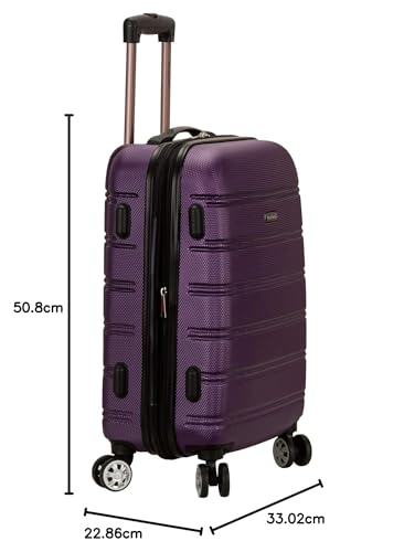 Image of Rockland Plastic Purple Carry-On (F145-PURPLE)