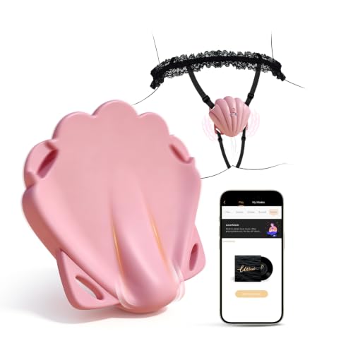 Vibrating Panties Couples Sex Toys - APP Remote Control Vibrators with 8 Vibration Ultra Quiet & Discreet Wearable Vibrator Clitoral Stimulator BDSM Female Sex Toy for Play Games