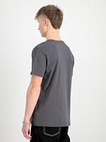 Alpha Industries PP T T-Shirt für Herren Vintage Grey – Ansicht 6