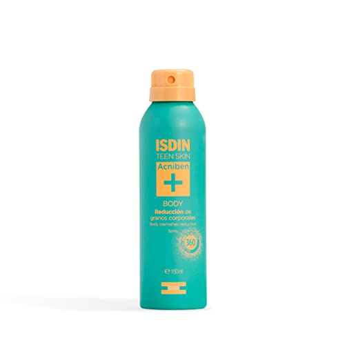 ISDIN ACNIBEN Body Spray Corporal De Secado Rápido - Reducción de Granos Corporales, 150 ml