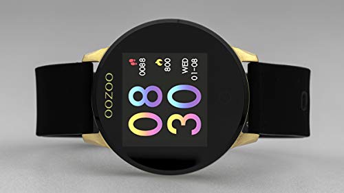 OOZOO Zwart/Goud Display Smartwatch Q00120 - Image 4