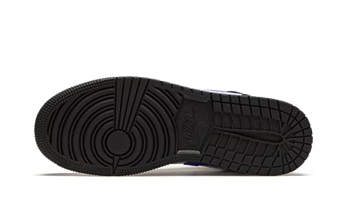 Image of Air Jordan 1 Mid inchBlack Racer Blue White inch (GS /Juniors) (2020)