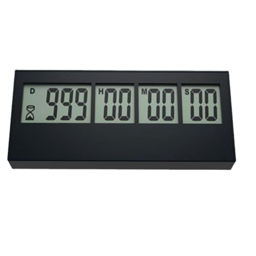 Surluoen Cuenta Regresiva Digital de Días y Horas Cuenta Regresiva de 999 Días para Vacaciones Jubilación Boda Laboratorio Cocina