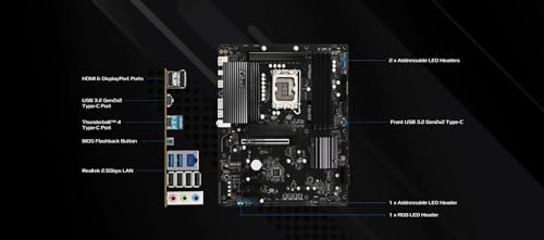 ASROCK Z890 Pro-A (1851) (D) - Scheda madre - Immagine 5