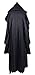 Rongxu Mens Black Tunic Hooded Robe Pants with Belt Full Set Adult Tunic Costume Classic Halloween Cosplay Outfit US Size (XX-Large, Black Full Set)