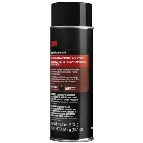 3M 38808 Headliner/Fabric Adhesive, 18.1-oz. - Quantity 4