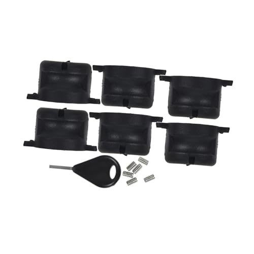 LIOOBO Rudder Groove Base 13pcs Plastic Fin Set for Surfboard Kayak Easy Install Replacement