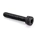 100 Pcs M3-0.5 x 8mm Socket Head Cap Screws, 12.9 Grade Alloy Steel, Black Oxide Finish, DIN 912, Full Thread, Hex Drive Socket Cap Bolts for Automotive, CNC, Industrial