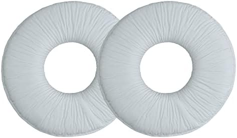 kwmobile Replacement Ear Pads Compatible with Sony MDR-ZX110 / MDR-ZX310 - Earpads Set for Headphones - White