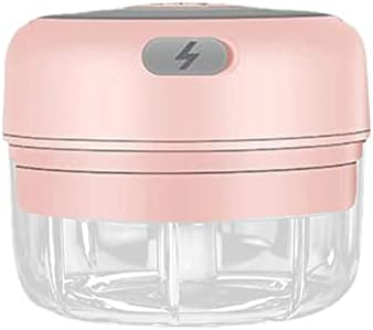 SHOUD Electric Mini Garlic Chopper,USB Cordless Mini Vegetable Chopper,Food Chopper,Garlic Slicer,100ML Mini Chopper Food Processor Fits for Cutter Vegetables Meat Garlic