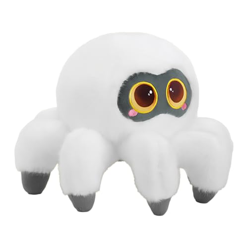 Yjkedfh Araña de Peluche | Muñeca De Araña Suave con Ojos Grandes De 30 Centímetros,Animal De Peluche para Halloween | para La Guardería, El Dormitorio, La Sala De Estar, El Sofá, La Silla, Hogar