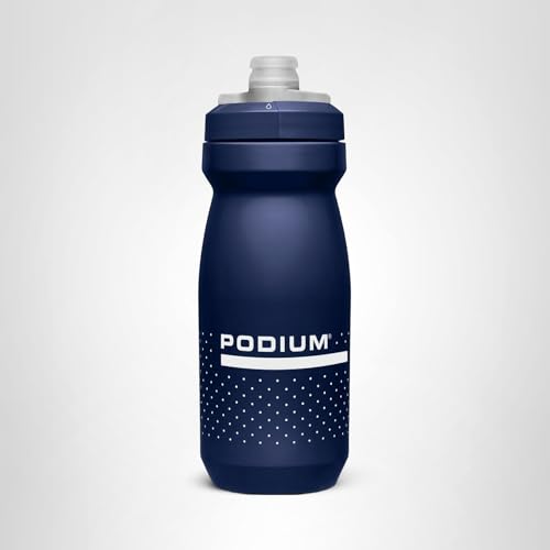 CamelBak Podium Bike Squeeze Water Bottle Navy Blue, 21oz