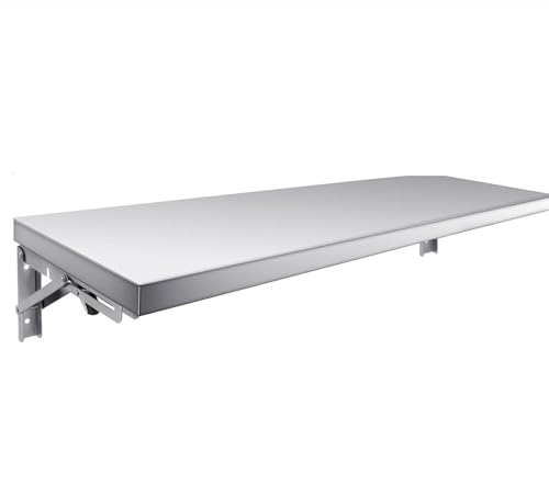 Étagère murale en acier inoxydable pliante 100 cm durable