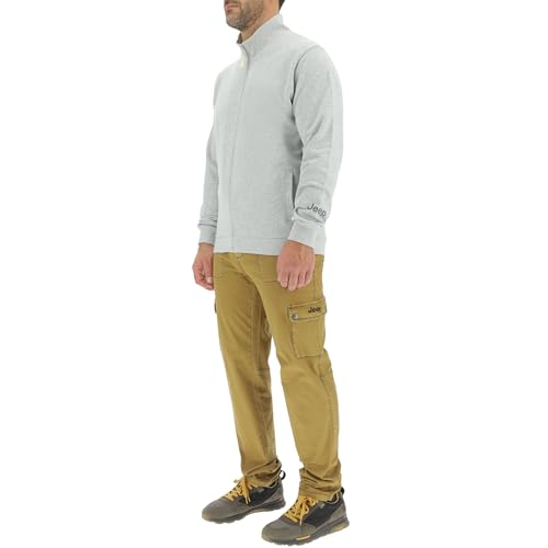 Sweatshirt Jeep J Man avec imprimé dos Move Mountains et zip intégral