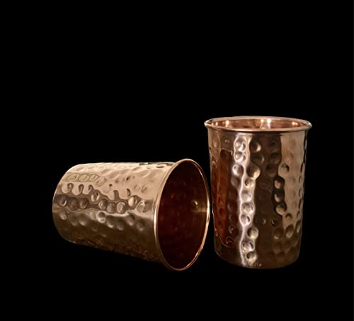 Set de 2 vasos de cobre 9 cm profundidad miniatura 6