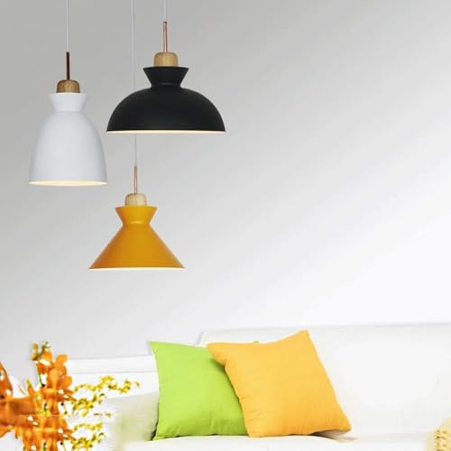 Luminaire de décoration en bois noble et finition macaron pastel E27
