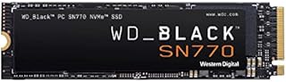 WD_BLACK 1TB SN770 NVMe Internal Gaming SSD Solid State Drive - Gen4 PCIe, M.2 2280, Up to 5,150 MB/s - WDS100T3X0E
