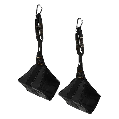 Abaodam 2 Piezas Cinturón de Entrenamiento Abdominal Ejercicios Casa Correa de Suspensión Musculación y Levantamiento Gimnasios y Entrenamiento