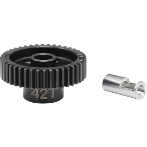 Hot Racing NSG842 42t Steel 48p Pinion Gear 5mm & 1/8