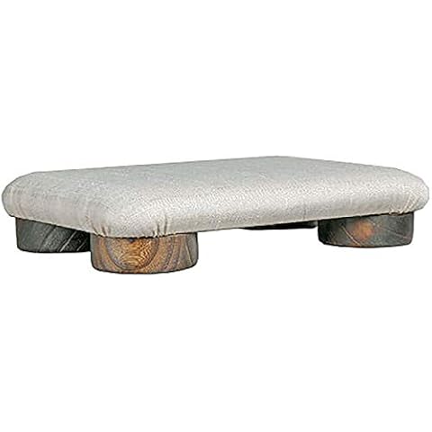 Solid Wood Meditation Bench, Japanese Kneeling Stool , Dharma Meditation Bench, Soft Solid Wood Bag Foot Stool Cover