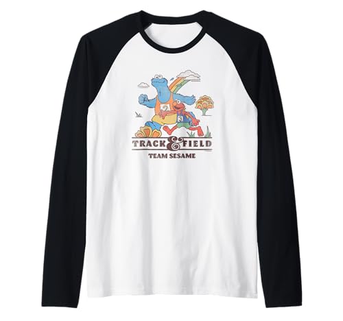 T-shirt Sesame Street Track & Field style baseball pour raviver vos souvenirs d'enfance